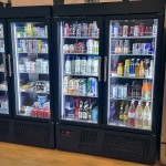 Ψυγείο θάλαμος συντήρηση Μαύρος με 2 γυάλινες πόρτες 137X72X200 εκ BM-UP137BL